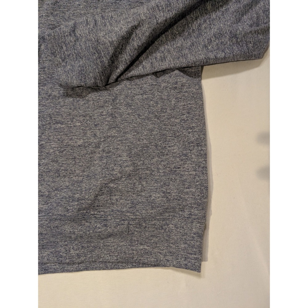 Rhoback Mens Small Golf Performance Hoodie Blue Heathered Pullover - Picture 2 of 10